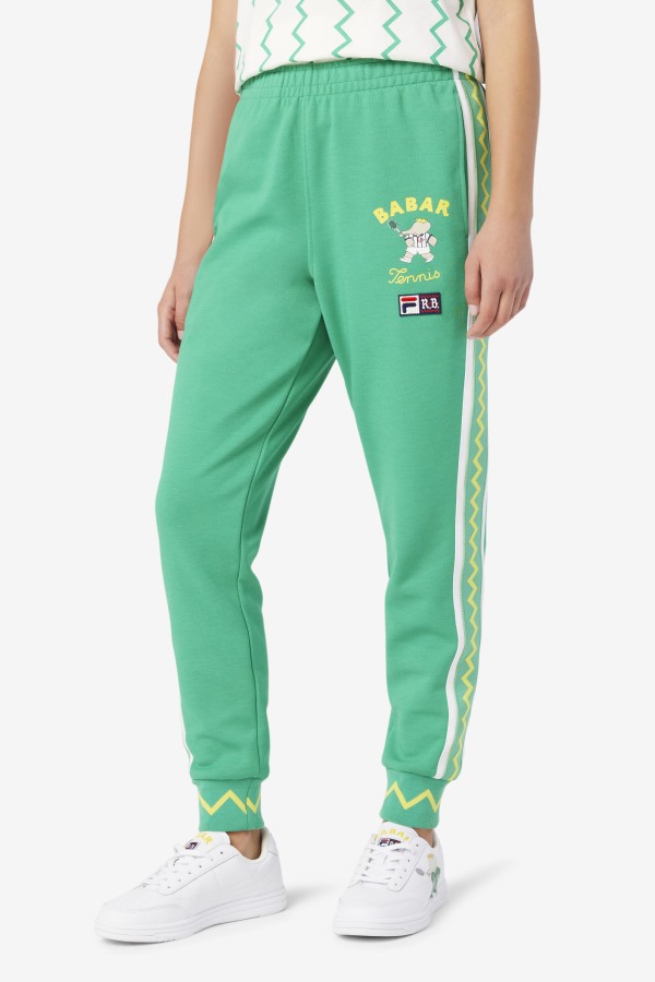 Fila Outlets Deep Mint/White Fila x RB Babar Evertt Jogger