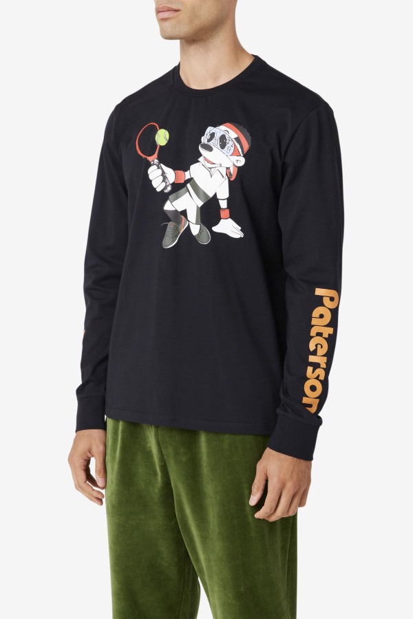 Black Fila Outlets Fila x Paterson Long Sleeve Tee