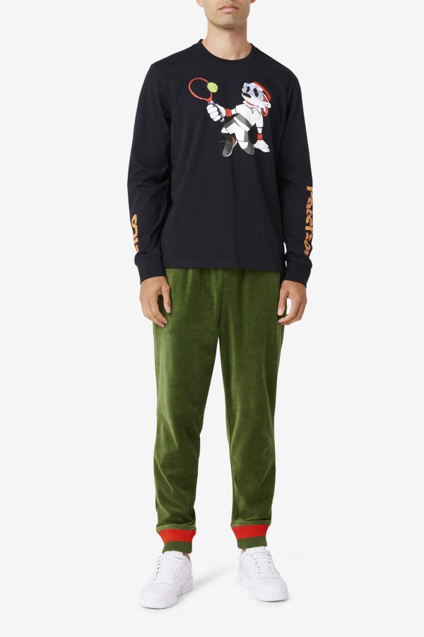 Black Fila Outlets Fila x Paterson Long Sleeve Tee
