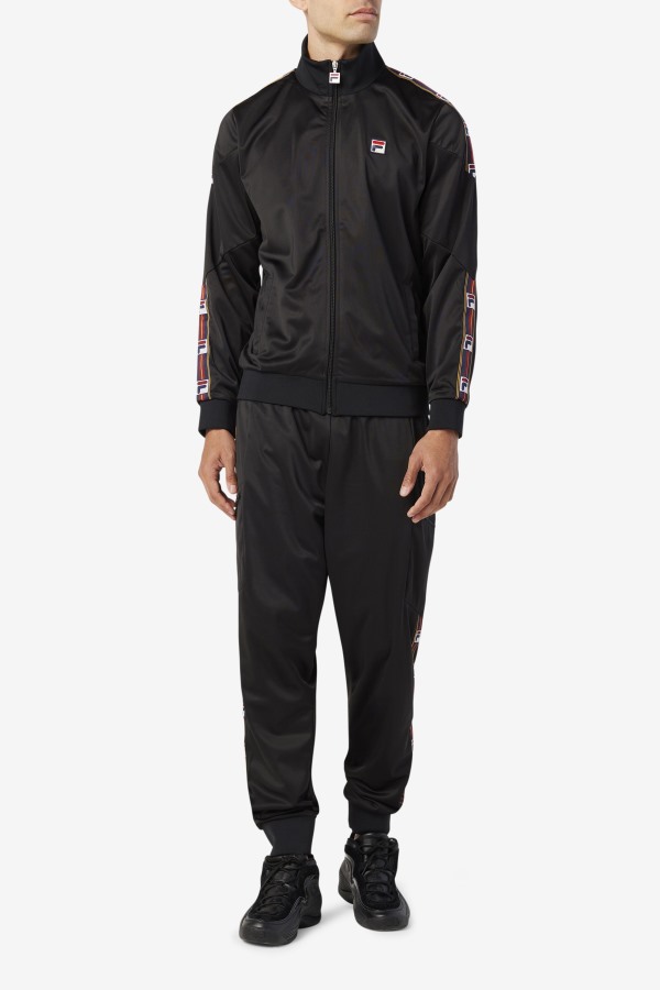 Black Carson Track Jacket Fila Outlets