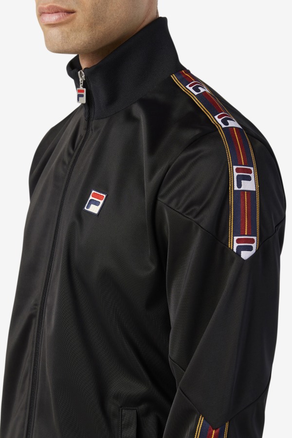 Black Carson Track Jacket Fila Outlets