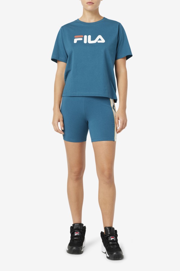 Davina Bike Short Blue Coral Fila Outlets