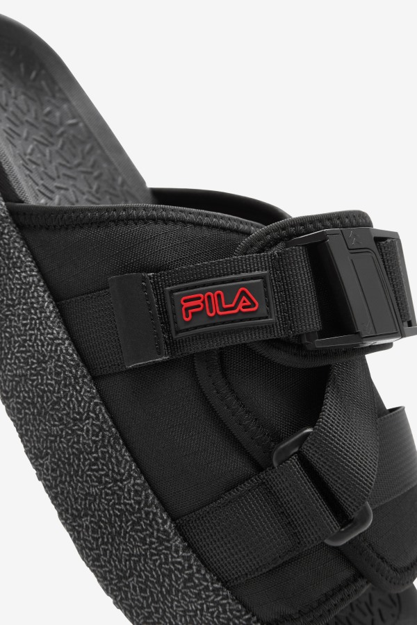 Fila Outlets Men\'s Atlas Slide Black/Red