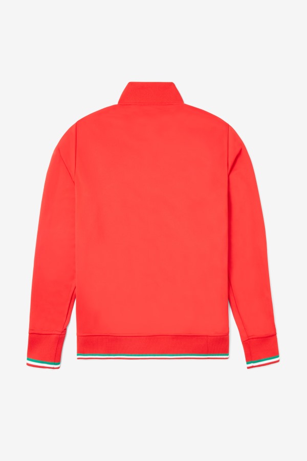 Red/White Fila Outlets Italia Track Jacket