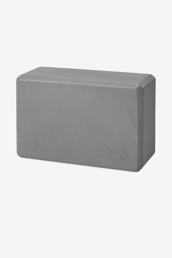 Fila Outlets Grey Foam Yoga Block