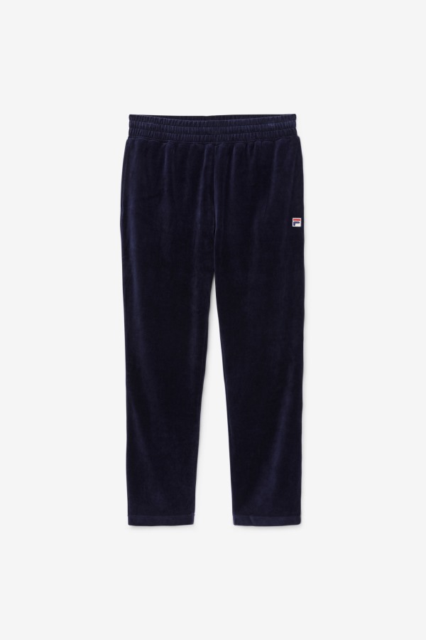 O-Fit Velour Pant Fila Outlets Navy/Gardenia/Red