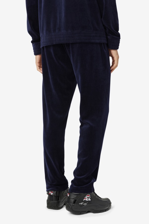 O-Fit Velour Pant Fila Outlets Navy/Gardenia/Red