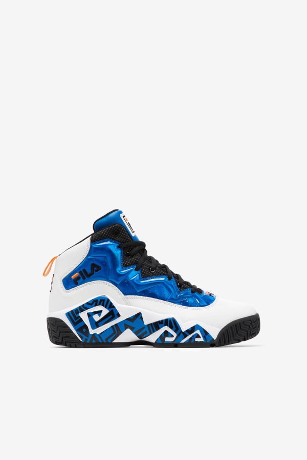 White/Blue/Orange Fila Outlets Big Kids' Mb Night Walk