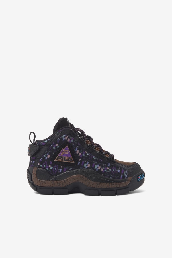 Fila Outlets Little Kids' Grant Hill 2 Outdoor Black/Pinecone/Purple