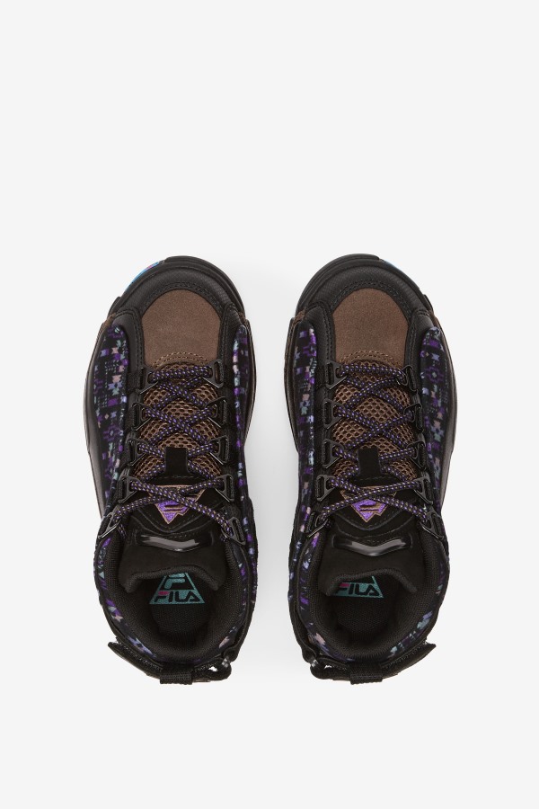 Fila Outlets Little Kids\' Grant Hill 2 Outdoor Black/Pinecone/Purple
