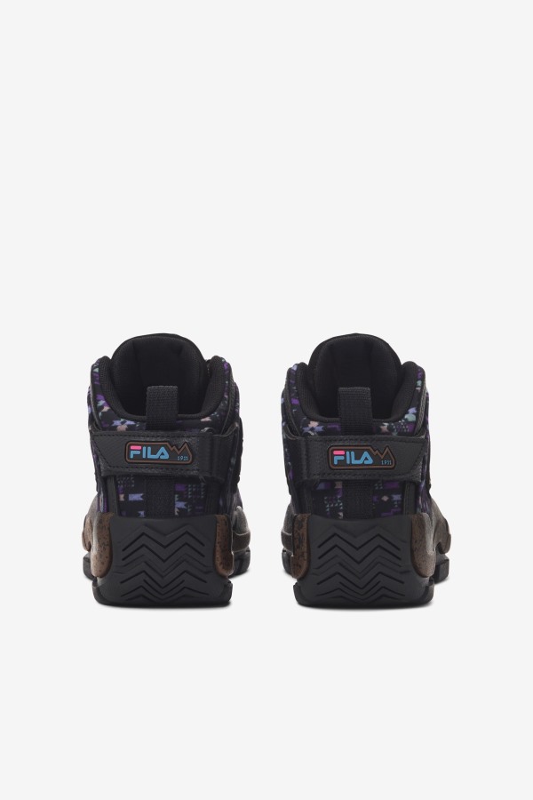 Fila Outlets Little Kids\' Grant Hill 2 Outdoor Black/Pinecone/Purple