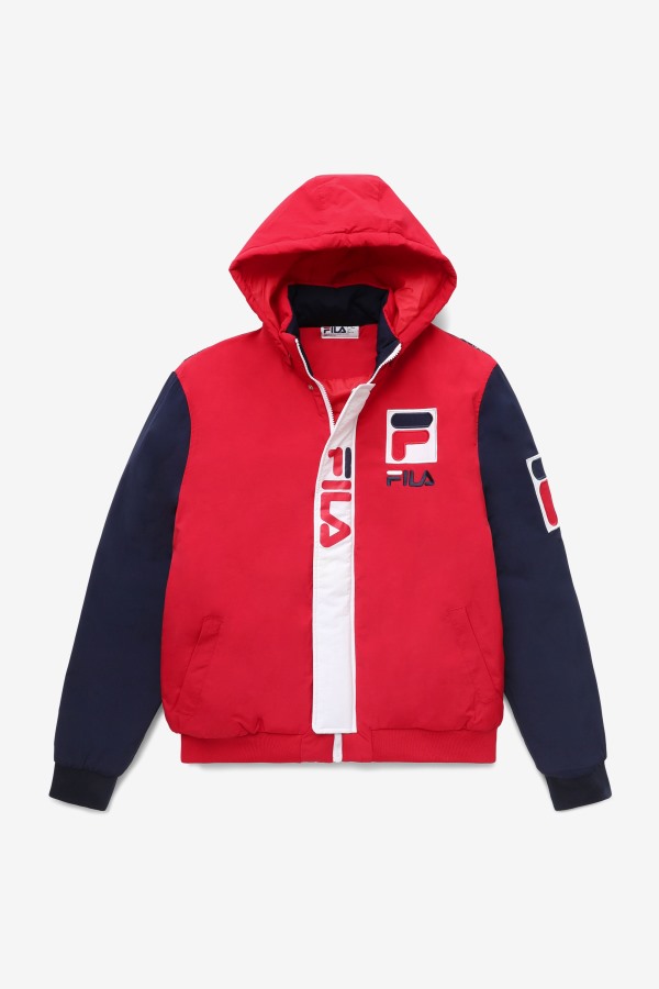 Fila Outlets P1 Fila Outlets Tech Jacket Red/Peacoat/White