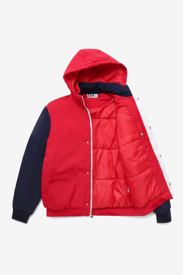 Fila Outlets P1 Fila Outlets Tech Jacket Red/Peacoat/White