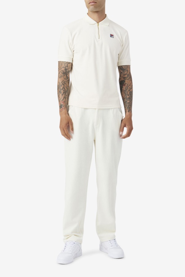 Devon Velour Polo Fila Outlets Egret