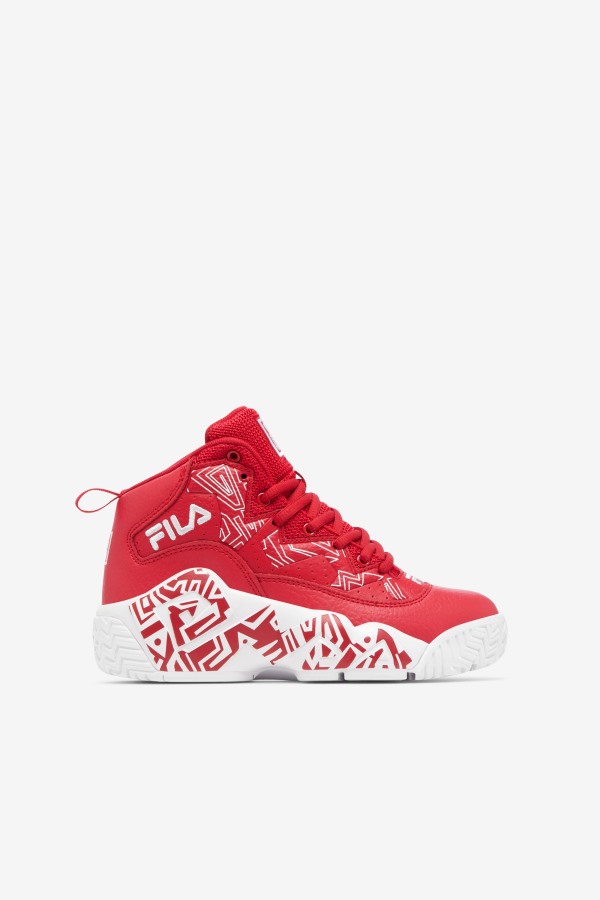 Big Kids' MB Red/White Fila Outlets