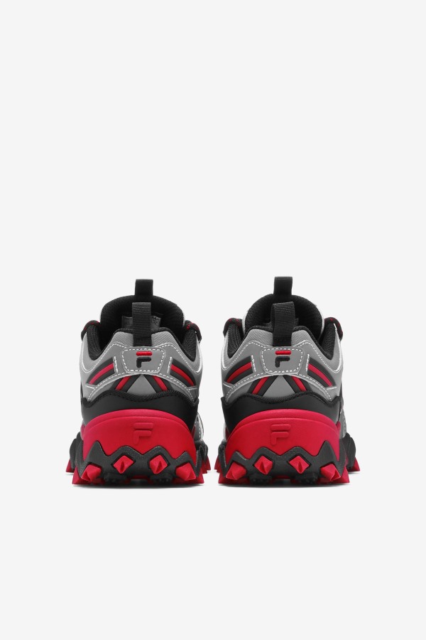 Fila Outlets Little Kids\' Oakmont TR Metallic Silver/Black/Red
