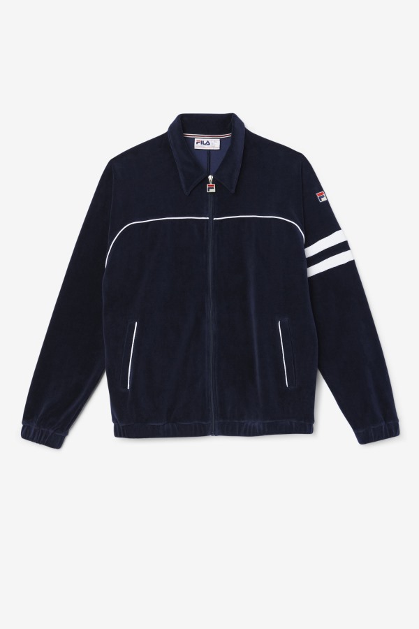 Fila Outlets Verdy Velour Jacket Navy/White