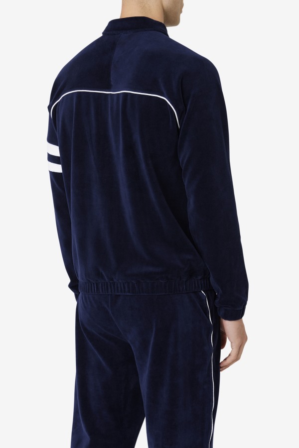 Fila Outlets Verdy Velour Jacket Navy/White