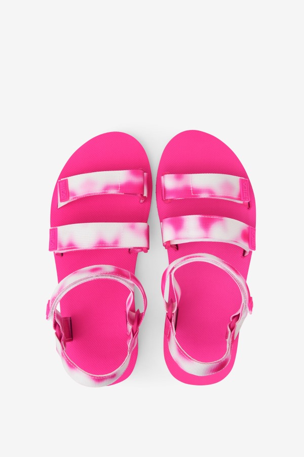 Multi/Pink Glo/White Fila Outlets Women\'s Drifter Ts Tie Dye