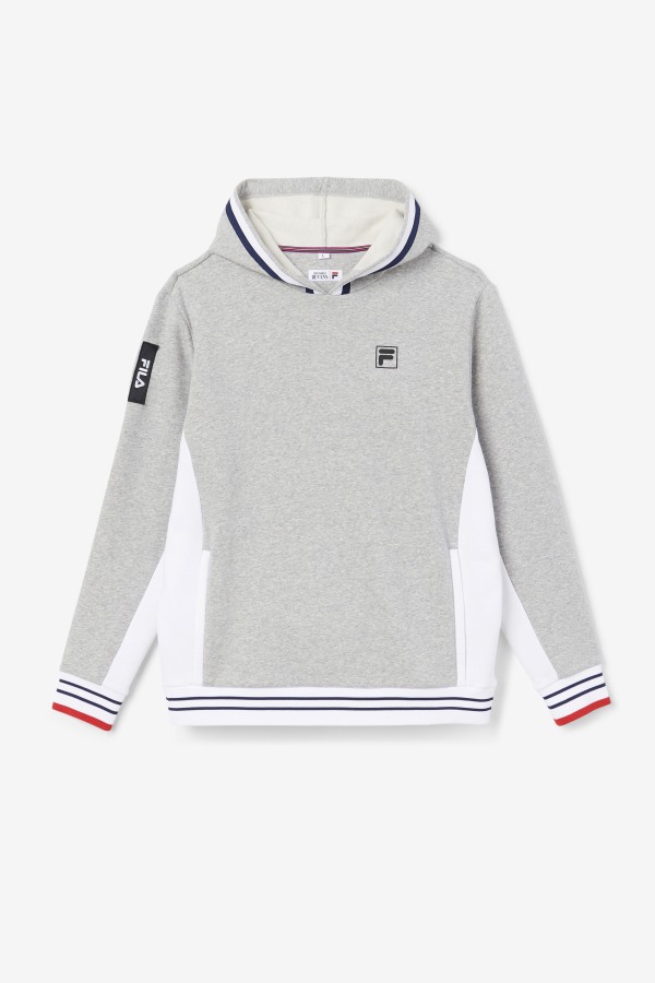 Fila Outlets Bevans Park Hoodie Heather Grey