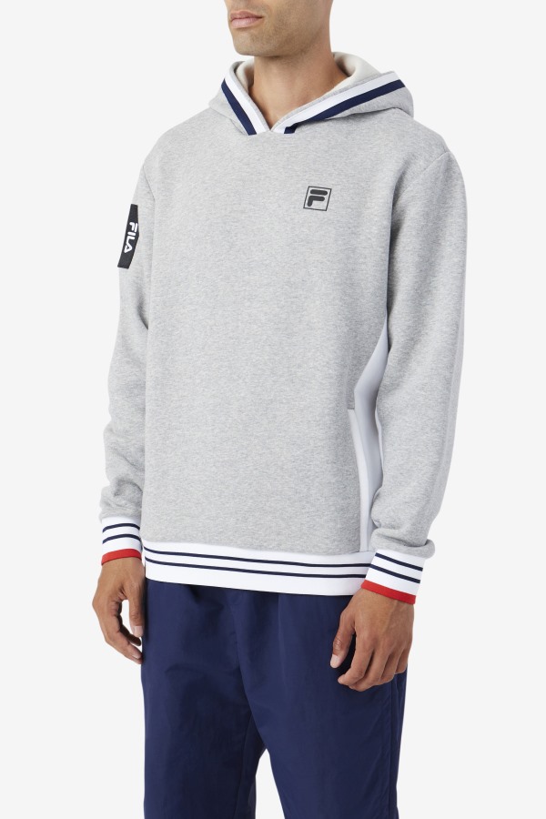 Fila Outlets Bevans Park Hoodie Heather Grey