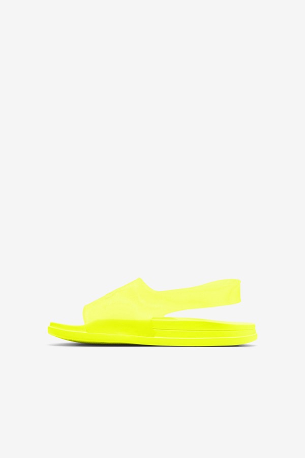 Fila Outlets Yellow Big Kids\' Saveeno Slide