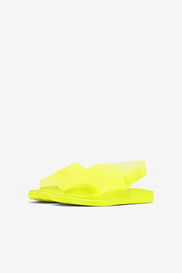 Fila Outlets Yellow Big Kids\' Saveeno Slide