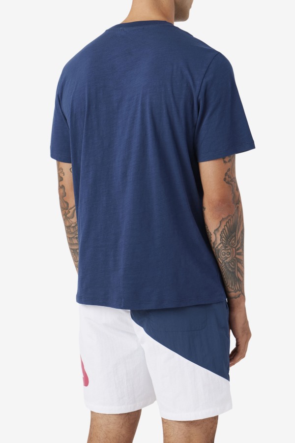 Navy/Yellow Dilki Crew Fila Outlets