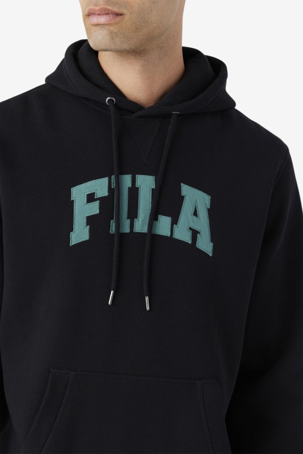 Brook Hoodie Fila Outlets Black/Blue Spruce