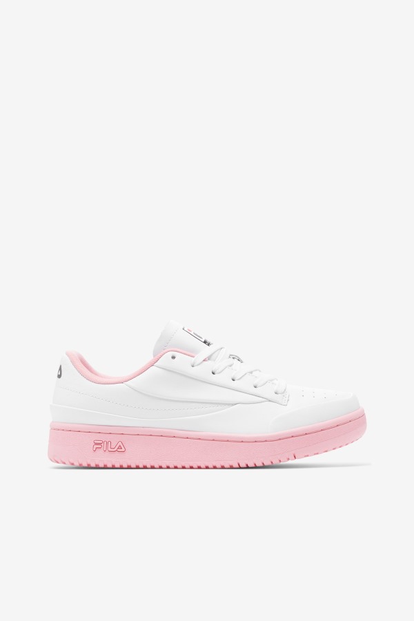White/Coral Blush/Black Women's Original Tennis Lux X Barneys Fila Outlets