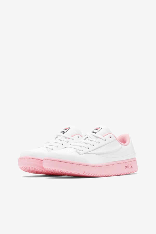 White/Coral Blush/Black Women\'s Original Tennis Lux X Barneys Fila Outlets