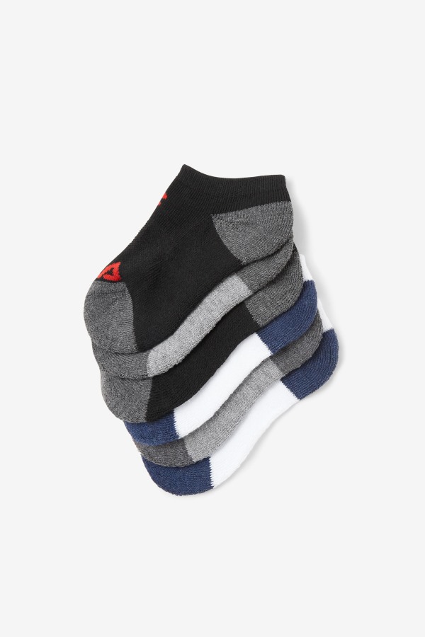 Multi Kids\' Cushioned No Show Sock 10-Pack Fila Outlets