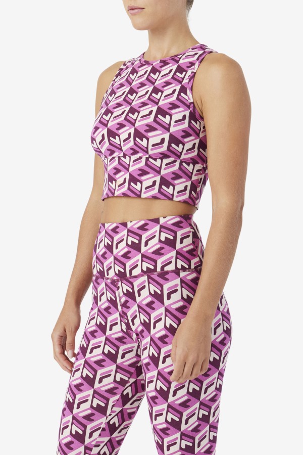 Rouge/Potpourri/Grape Wine Emmaline Tank Fila Outlets