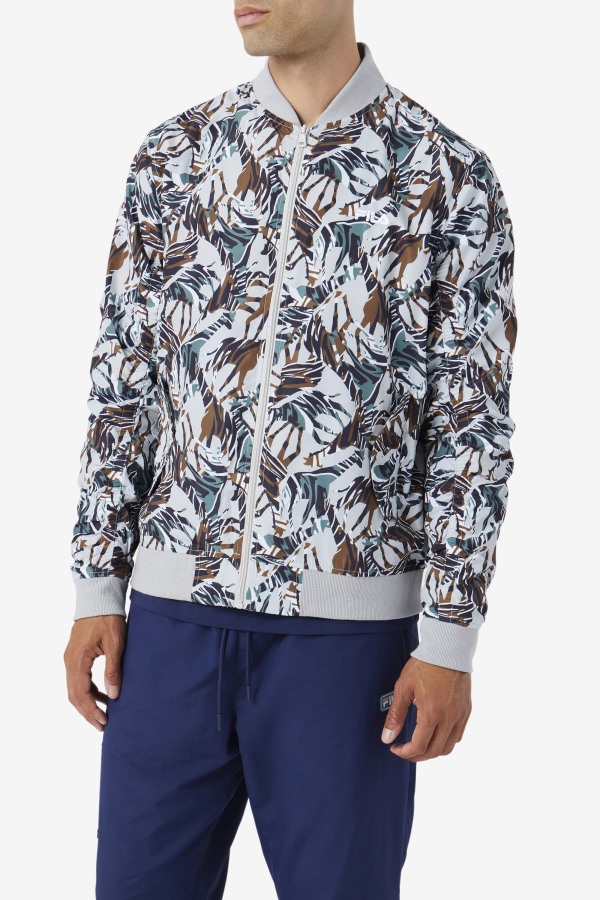 Giraffe Print Mav Bomber Jacket Fila Outlets