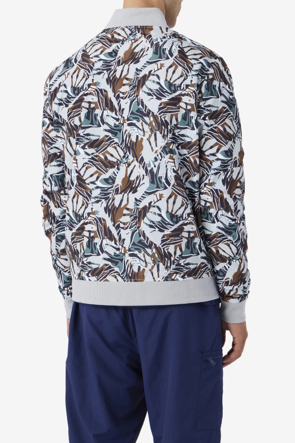 Giraffe Print Mav Bomber Jacket Fila Outlets