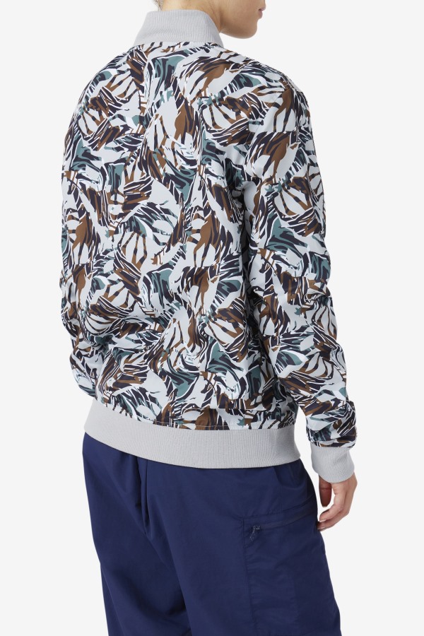 Giraffe Print Mav Bomber Jacket Fila Outlets