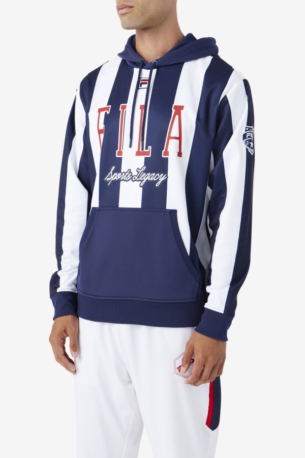 Soni Hoodie White/Red Fila Outlets