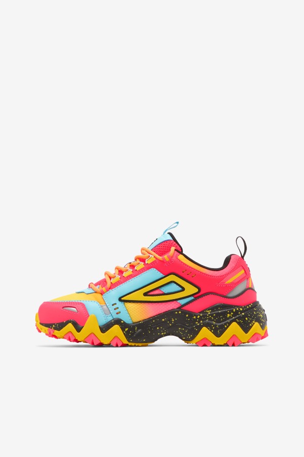 Deep Pink/Bluefish/Lemon Fila Outlets Women\'s Oakmont Tr