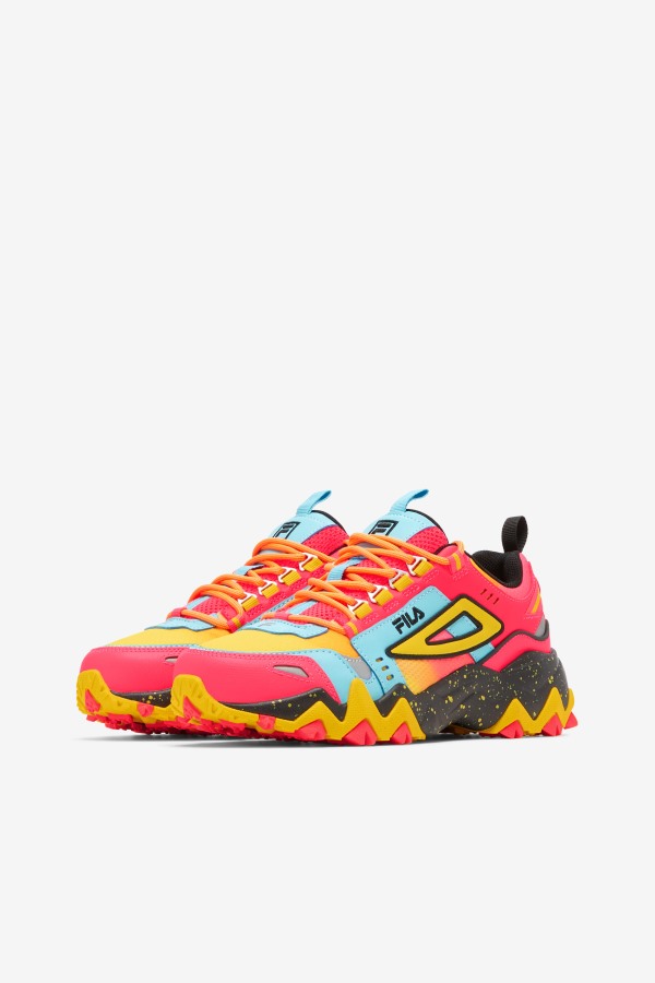 Deep Pink/Bluefish/Lemon Fila Outlets Women\'s Oakmont Tr