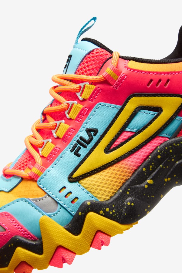 Deep Pink/Bluefish/Lemon Fila Outlets Women\'s Oakmont Tr