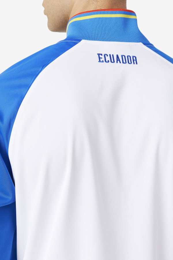 Ecuador Track Jacket Fila Outlets White/Blue/Fiery Red/Yellow