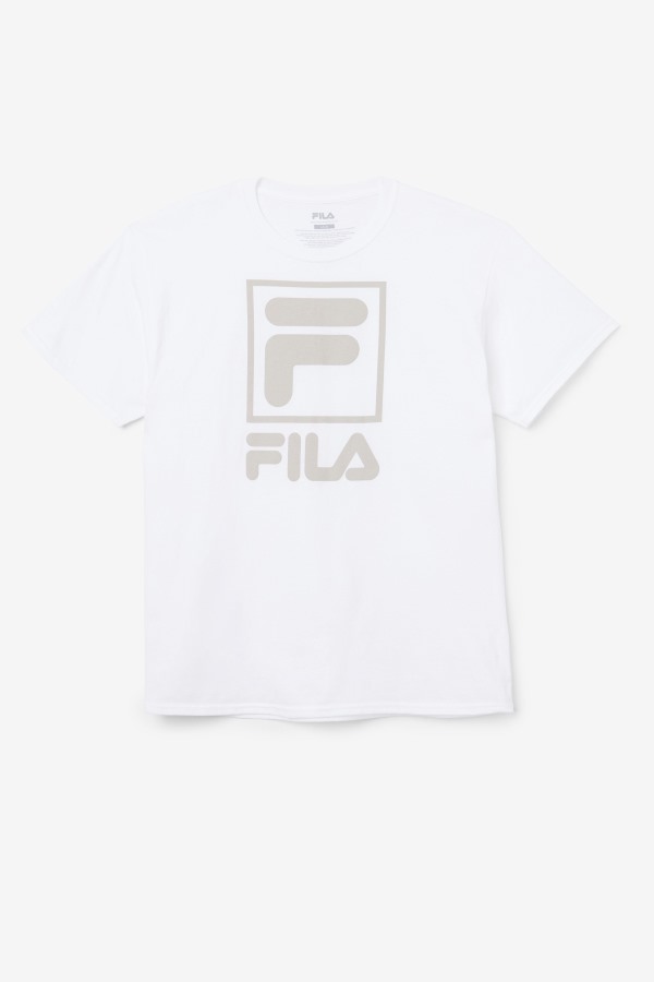 stacked tee shirt White Fila Outlets