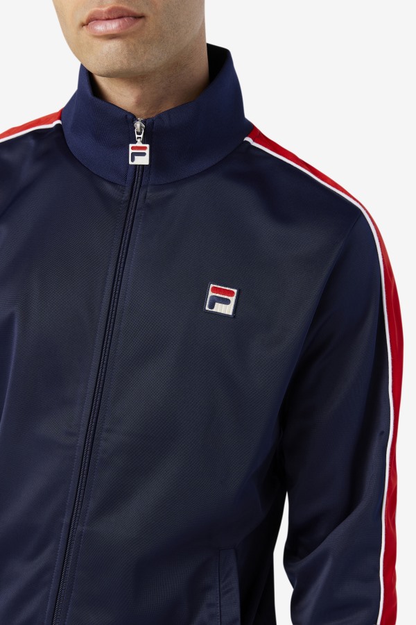 Fila Outlets Navy/Red/White Wicks Track Jacket