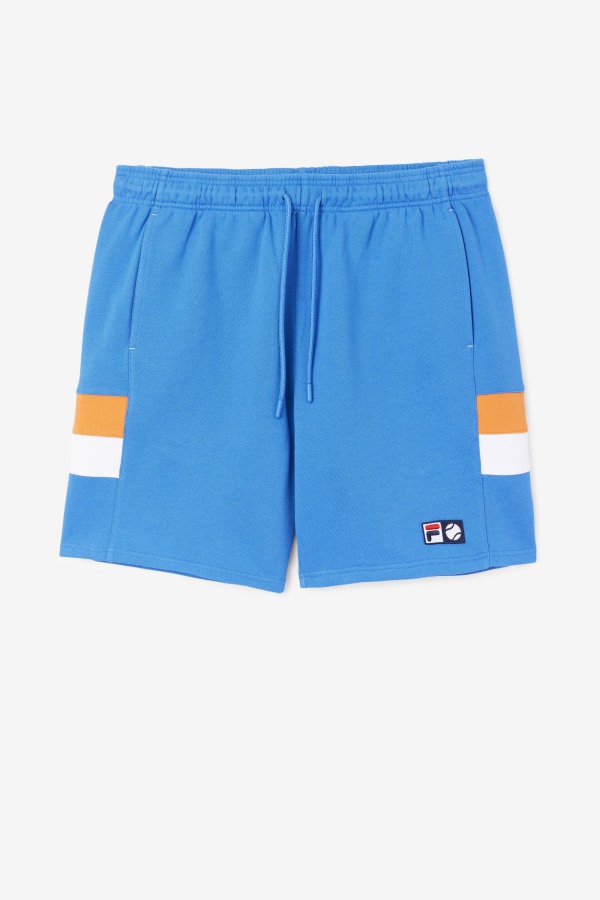 Langlen Short Fila Outlets Strong Blue/White/Coral Rose