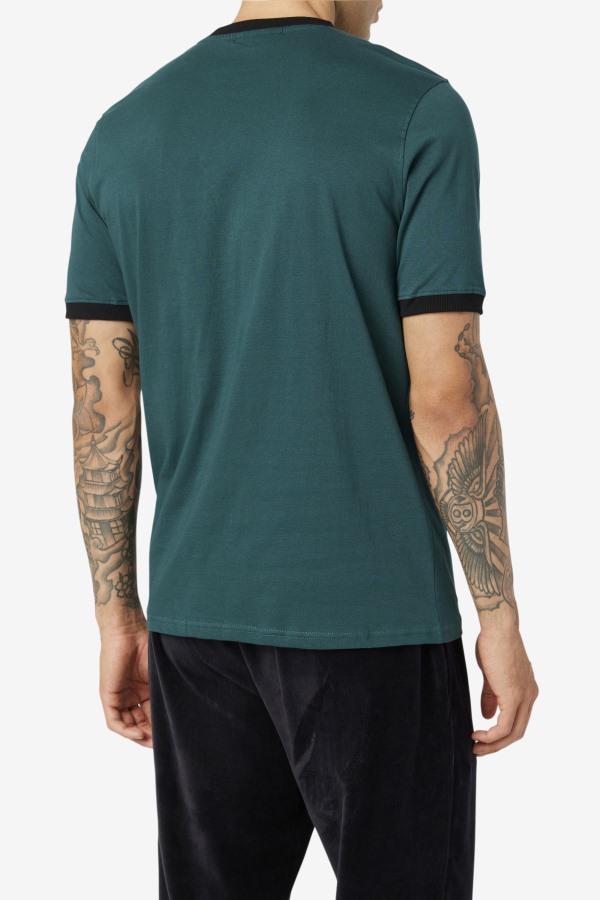 Fila Outlets June Bug/Black Marconi Ringer Tee