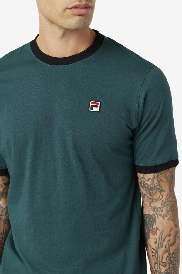 Fila Outlets June Bug/Black Marconi Ringer Tee