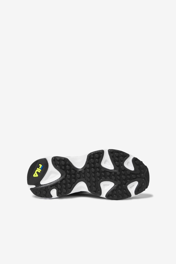 Fila Outlets Big Kids\' Ray Tracer Apex White/Black/Lime Punch