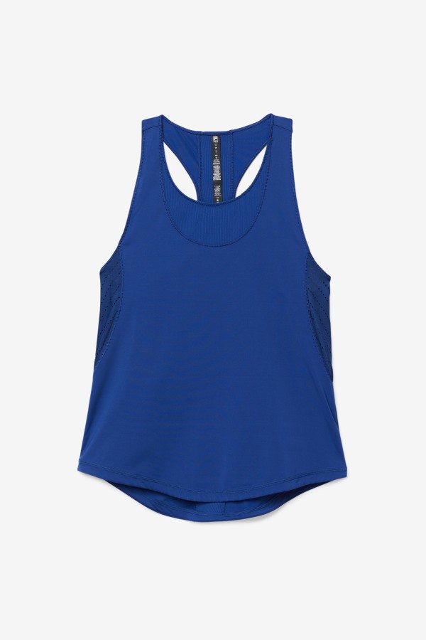 Navypeony Fila Outlets Uplift Textured Racerback Tank Top