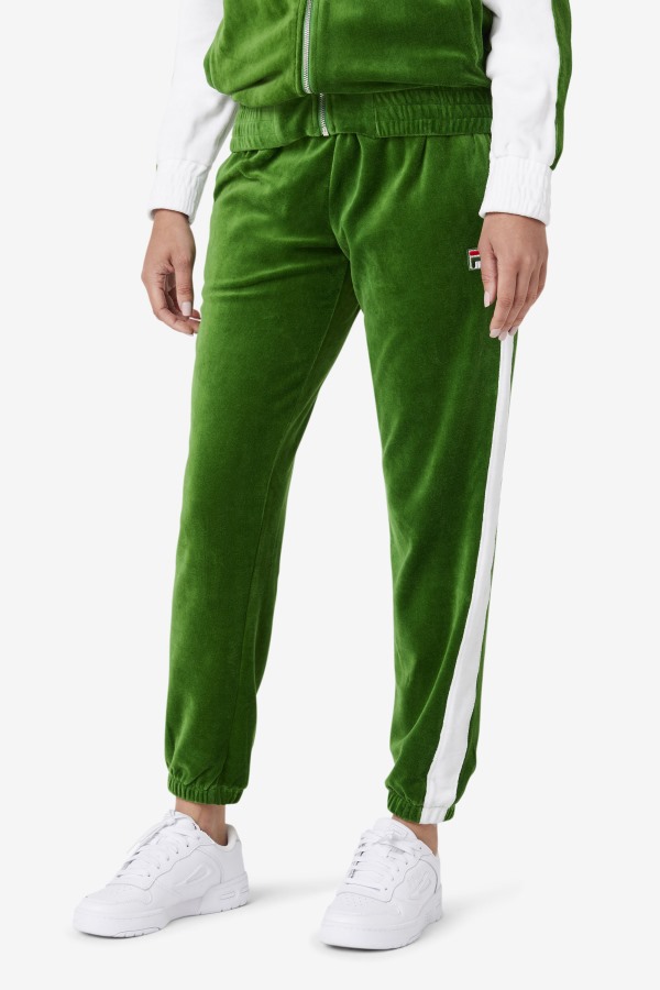 Fila Outlets Formal Garden/White/Red Brice Velour Pant