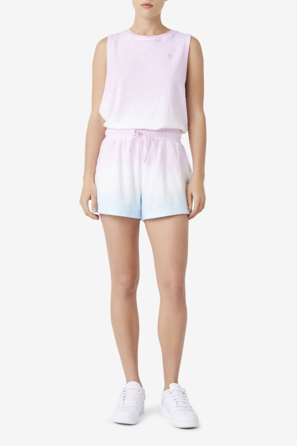 Gretta Short Fila Outlets Orchid/Blue/Tender Peach